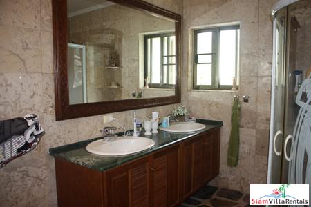 Three Bedroom Kamala House with a Communal Freeform Swimming Pool for Long Term Rent
