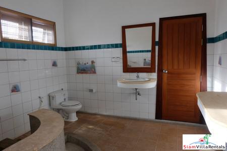 Contemporary Thai Teak Four Bedroom Pool Villa for Rent in Rawai