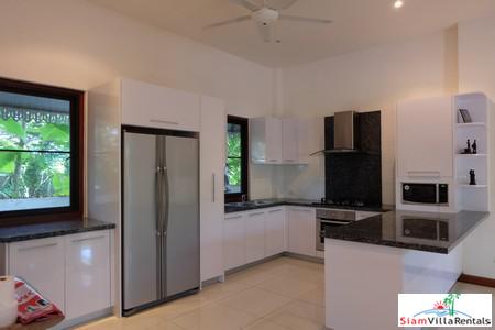 Contemporary Thai Teak Four Bedroom Pool Villa for Rent in Rawai