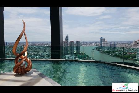 Rhythm Sathorn | River View One Bedroom Condo for Rent near BTS station-0