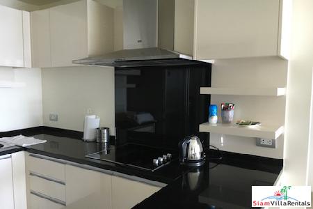 Beautiful Two Bedroom, Two Bath Condo on 24th Floor Facing Krungthep Bridge, Bangkok