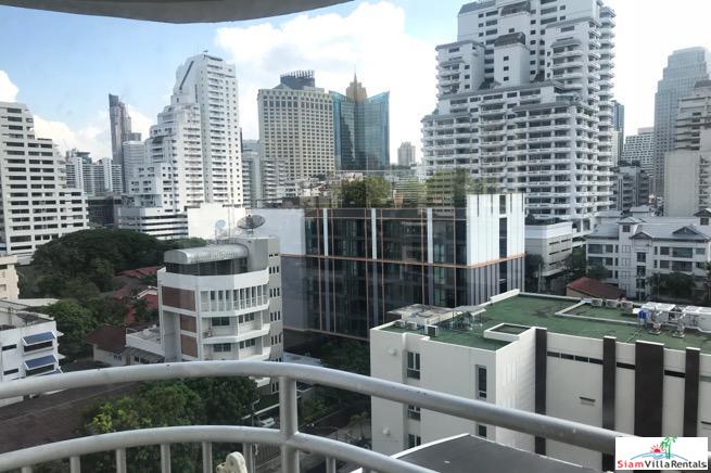 Lake Green | Fabulous City Views from this Two Bedroom Condo Near Benchakiti Park, Nana