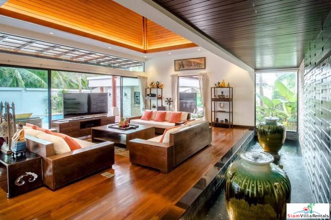 Beautiful Thai-Balinese Five Bedrooms Pool Villa for Rent in Kamala-1