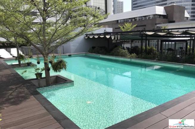 Quad Silom | Large Classy One Bedroom Condo with Extras for Rent in Chong Nonsi-0