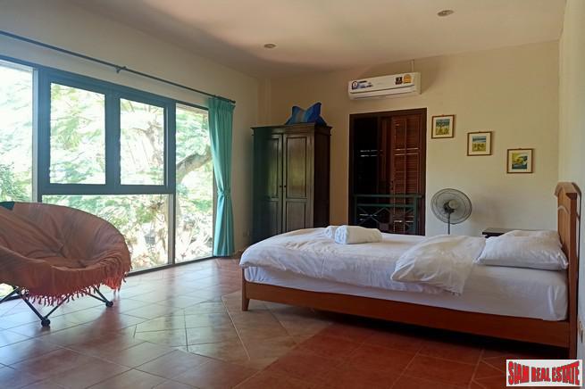 Large Private Four Bedroom House with Pool for Rent on One Rai of Land in Chalong