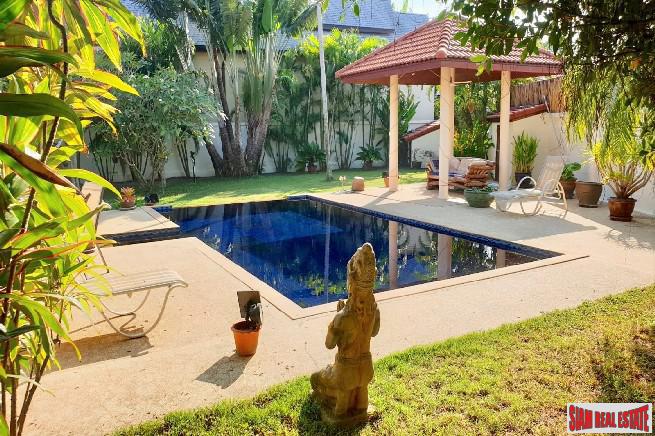 Thai Style Three Bedroom Pool Villa with Large Garden for Sale in Rawai-0