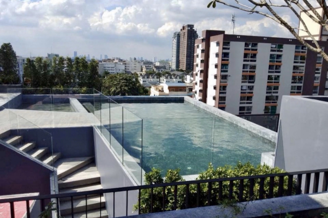 Attitude Bearing | Cozy 2 Bed on 3rd Floor at this Low-Rise Condo at Bearing, Bangkok-1