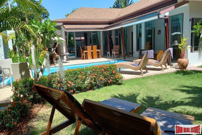 Bamboo Garden Villa | Sunny & Spacious Three Bedroom House with Private Swimming Pool for Rent in Rawai-11