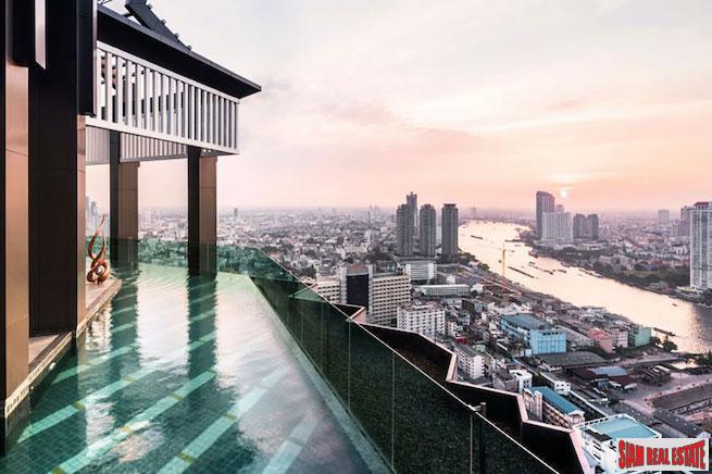 Rhythm Sathorn | Furnished Two Bedroom Condo with Beautiful City Views for Rent in Sathorn