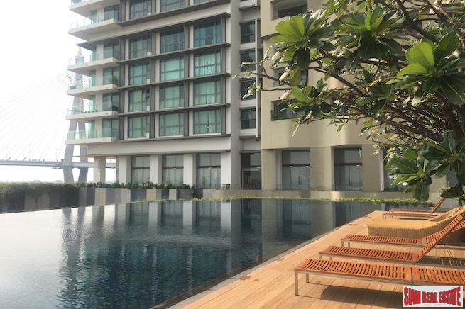 The Pano | Exceptional River Views from this Three Bedroom Corner Condo for Rent in Surasak-16