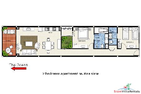 Kamala Beachfront Apartments | Two Bedroom Deluxe Suites in Kamala - You Cant Get any Closer to the Ocean than This