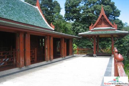 Beautiful Modern Teak House for Rent in the Nai Harn Hills